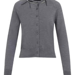 Cardigan con dettaglio in perle grigio Simone Rocha - donna 