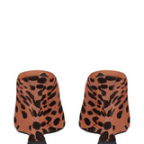 Mules con stampa nimalier Nina in marrone Paris Texas - donna 