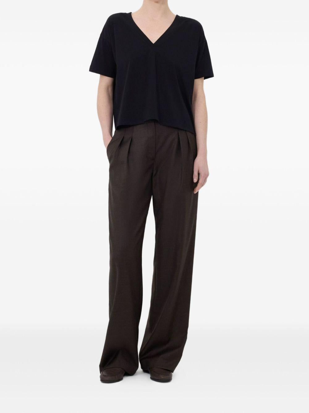 T-shirt FAAA in nero Loulou de saison - donna 