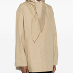 Giacca tecnica con sciarpa  in beige Toteme - donna 