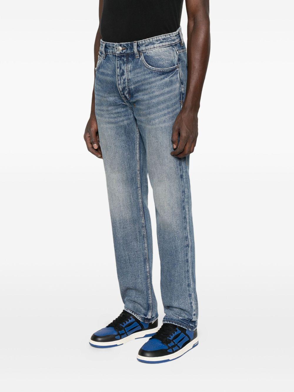 Jeans in cotone cinque tasche in blu Ksubi - uomo 