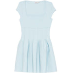 Abito corto svasato in azzurro Simkhai - donna 