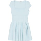 Abito corto svasato in azzurro Simkhai - donna 