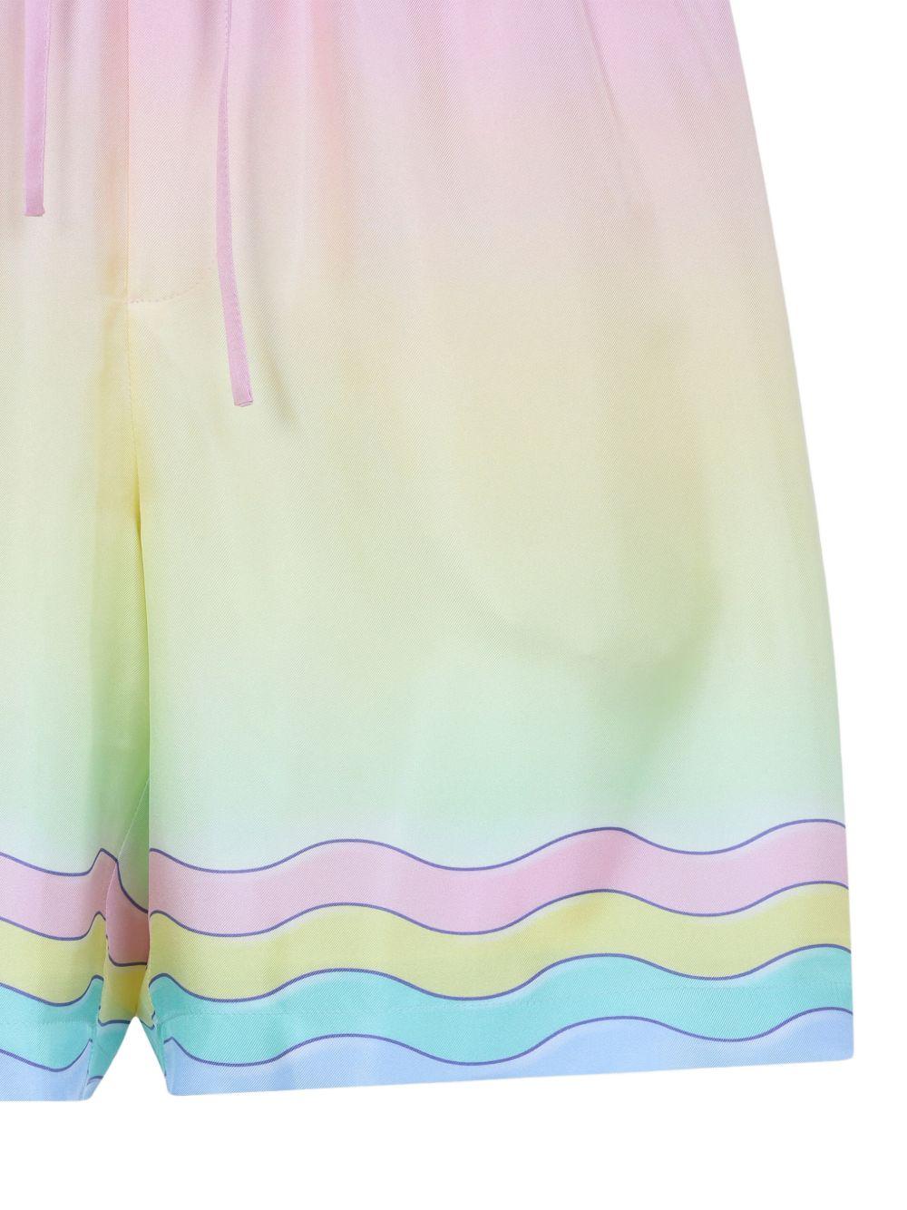 Shorts con coulisse  in multicolore Casablanca - uomo 