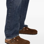 Mules Boston con fibbia e cinturino in marrone Birkenstock - unisex 