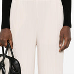 Pantaloni a gamba ampia in bianco Forte forte - donna 