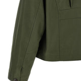 Giacca lucky station in verde militare second layer - uomo 