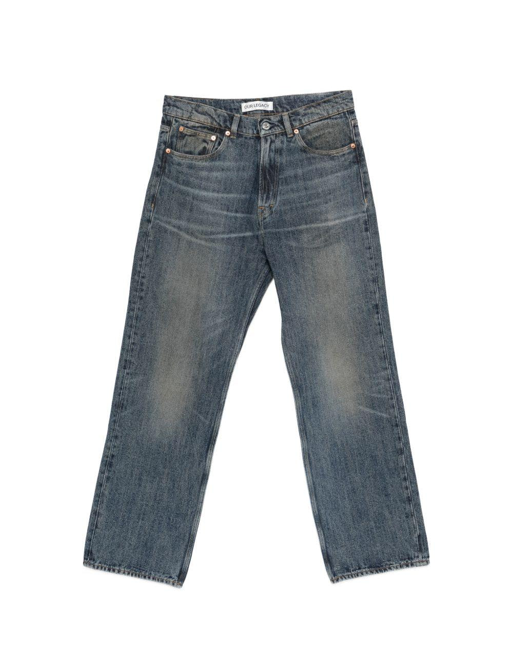 Jeans Third Cut in blu Our legacy - uomo 