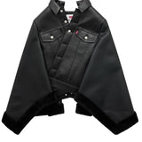 Mantella in ecopelle in nero Junya Watanabe - donna 