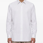 Camicia a righe in bianco 