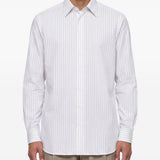 Camicia a righe in bianco 