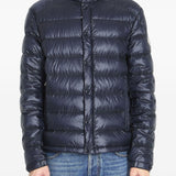 Piumino trapuntato in blu Moncler - uomo 