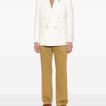 Blazer doppiopetto in bianco Lardini - uomo 