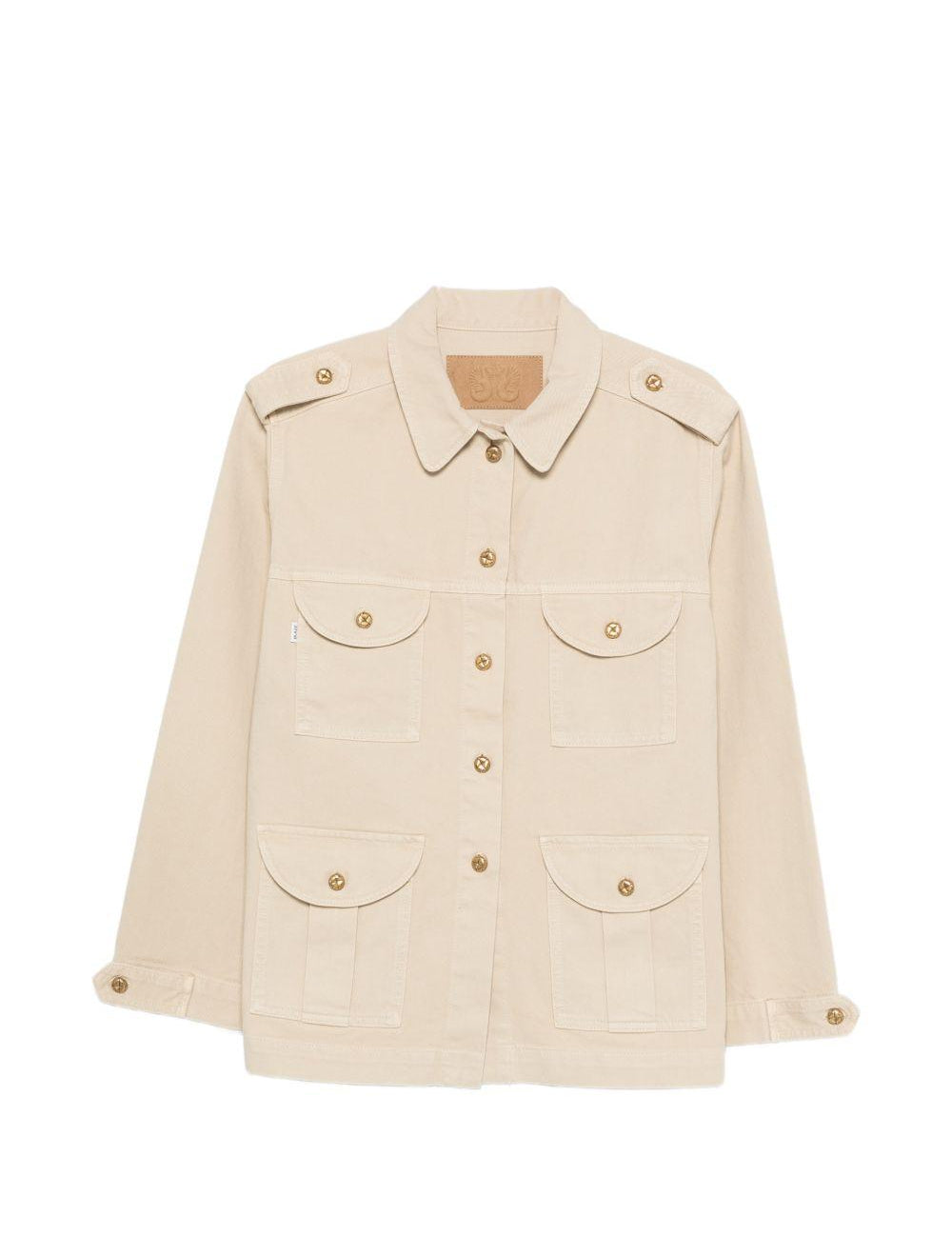 Giacca sahariana in denim beige BLAZÉ MILANO - donna 