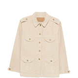 Giacca sahariana in denim beige BLAZÉ MILANO - donna 