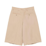 Shorts con dettaglio a bottone in beige Simone rocha - donna 