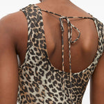 Abito con stampa animalier Ganni - donna 