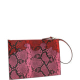 borsa clutch stampa animalier multicolor ganni - donna 