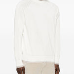 Maglia girocollo in bianco e beige Eleventy - uomo 