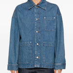 Giacca denim in cotone in blu A.P.C. X marc jacobs - unisex 