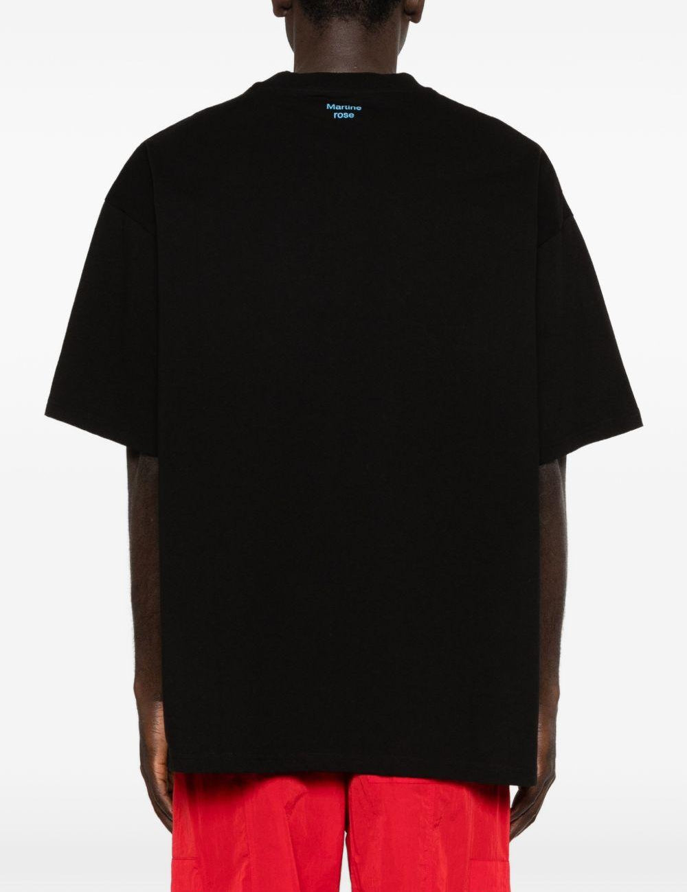 T-shirt con grafica in nero Martine rose - unisex 