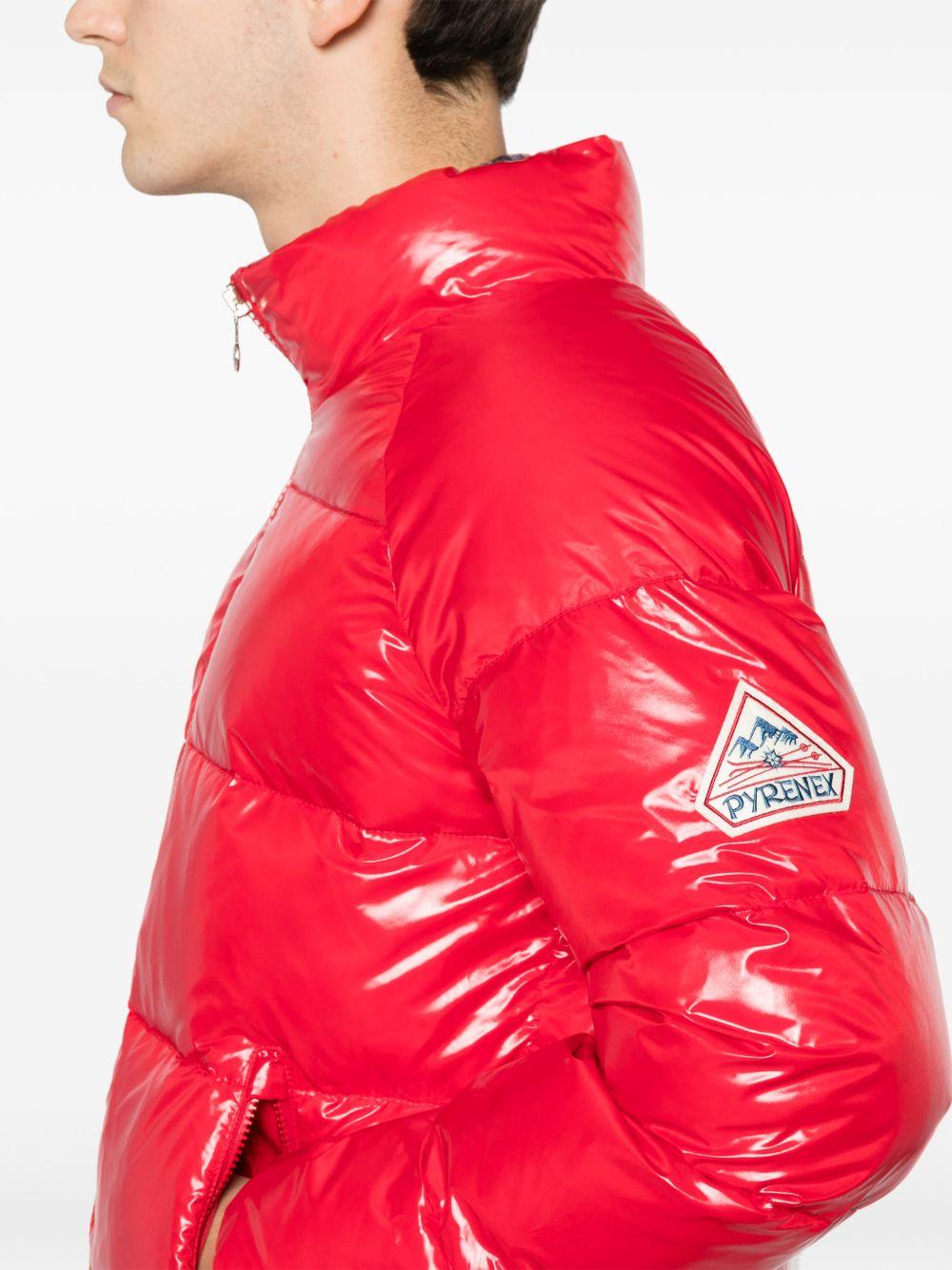 Giacca imbottita con logo in bianco Pyrenex - unisex 