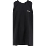 Top con stampa logo in nero Y-3 - uomo 