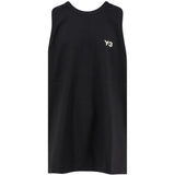 Top con stampa logo in nero Y-3 - uomo 