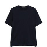 T-shirt girocollo in blu Kangra - uomo 