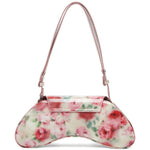 Borsa a spalla a fiori in bianco Diesel - donna 