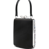 Borsa mini con cristalli in nero Self-Portrait - donna 