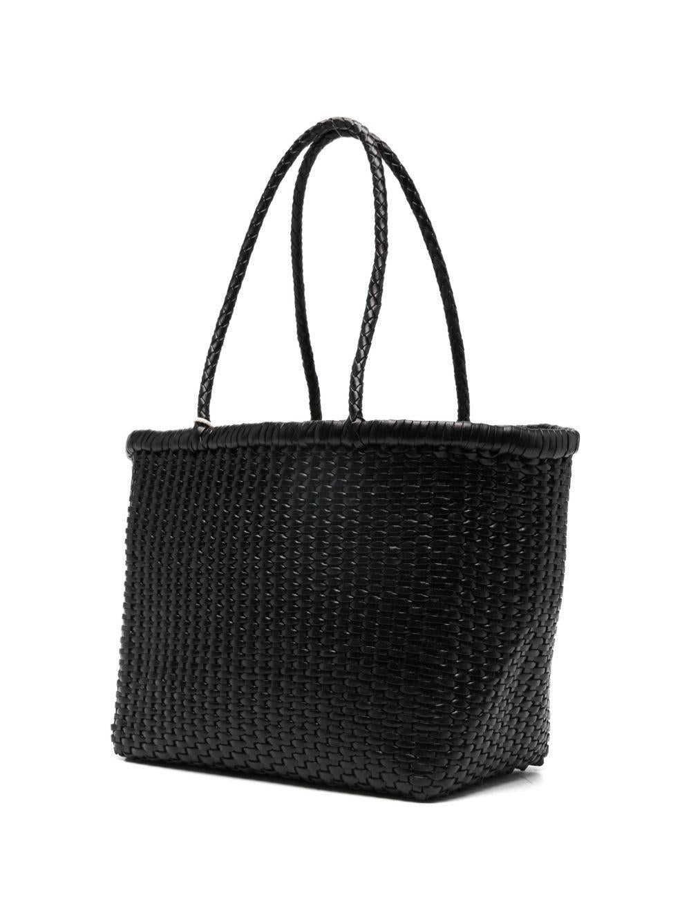Borsa a mano intrecciata b.weave in nero Dragon diffusion - donna 