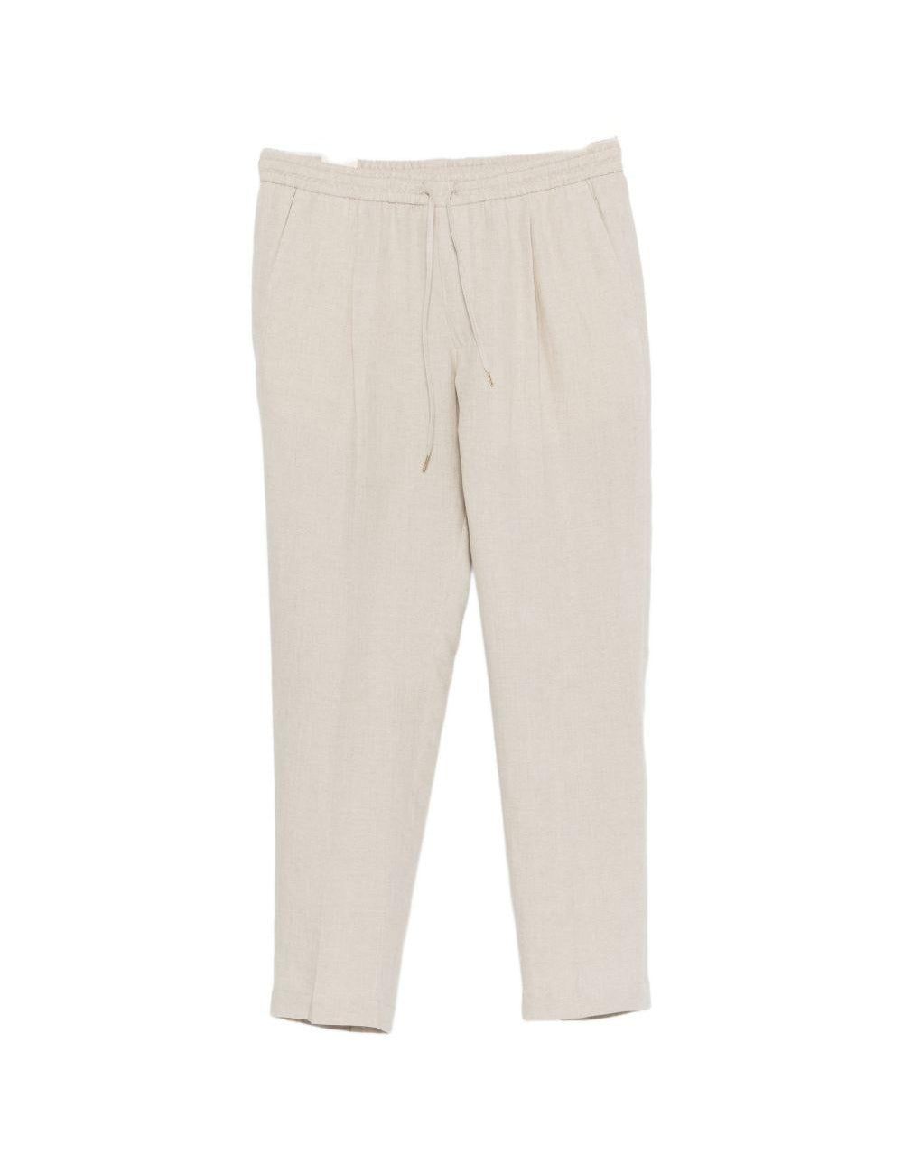 Pantaloni con coulisse e pieghe in beige Briglia 1949 - uomo 