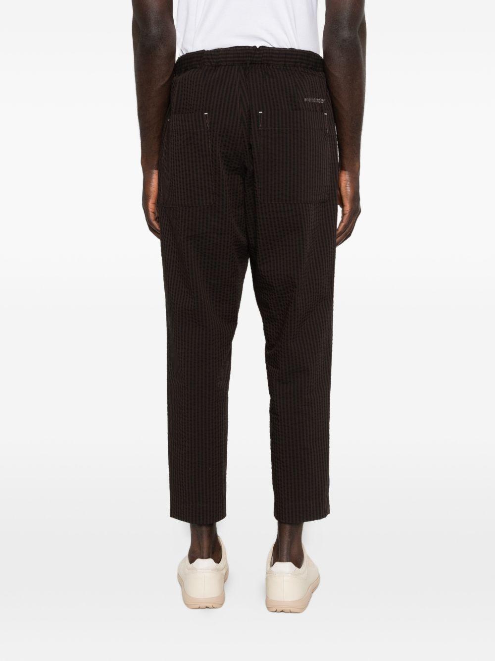 Pantaloni a righe in marrone and Wander - uomo 