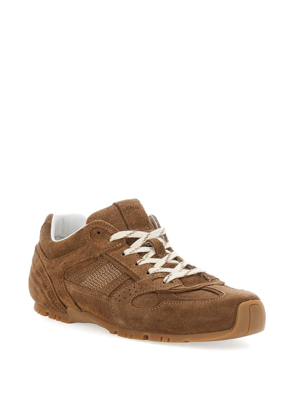 Sneakers in pelle scamosciata in marrone Alohas - donna 