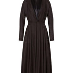 Abito con scollo incrociato in grigio scuro Alberta Ferretti - donna 
