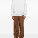 Felpa con cappuccio e tasca in grigio Golden goose - unisex 
