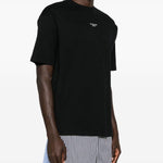 T-shirt slogan classique in nero drole de monsieur - uomo 