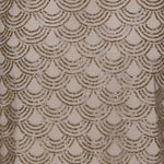 Gonna midi con paillettes in oro ROTATE - donna 