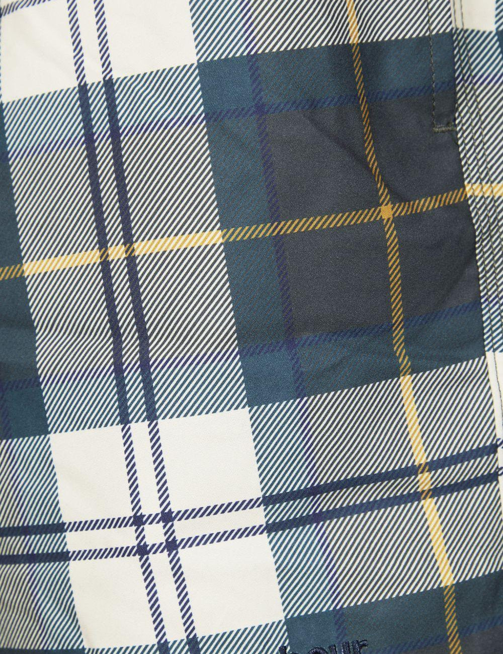 Pantaloncini da bagno scozzesi in blu Barbour - uomo 