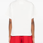 T-shirt con logo in bianco Jil sander - unisex 