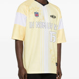 T-shirt con numero floreale in giallo Ih nom uh nit - uomo 