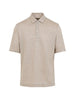 Men's Zegna oasis linen polo in beige