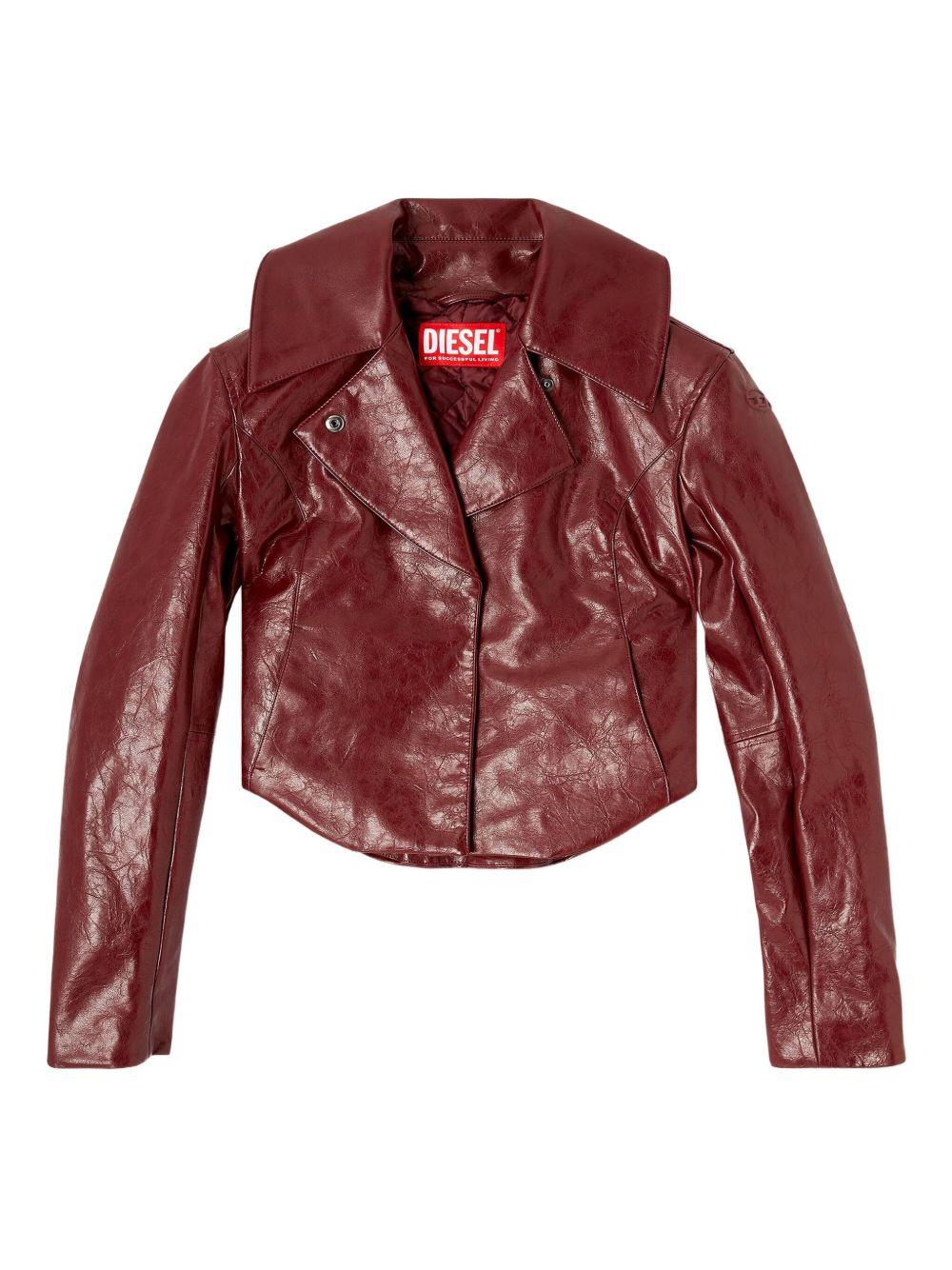 Minigonna O-Hara con logo in bordeaux Diesel - donna 