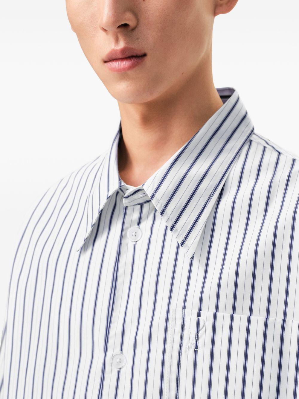 Camicia Ami de Coeur a righe in bianco Ami Paris - donna 