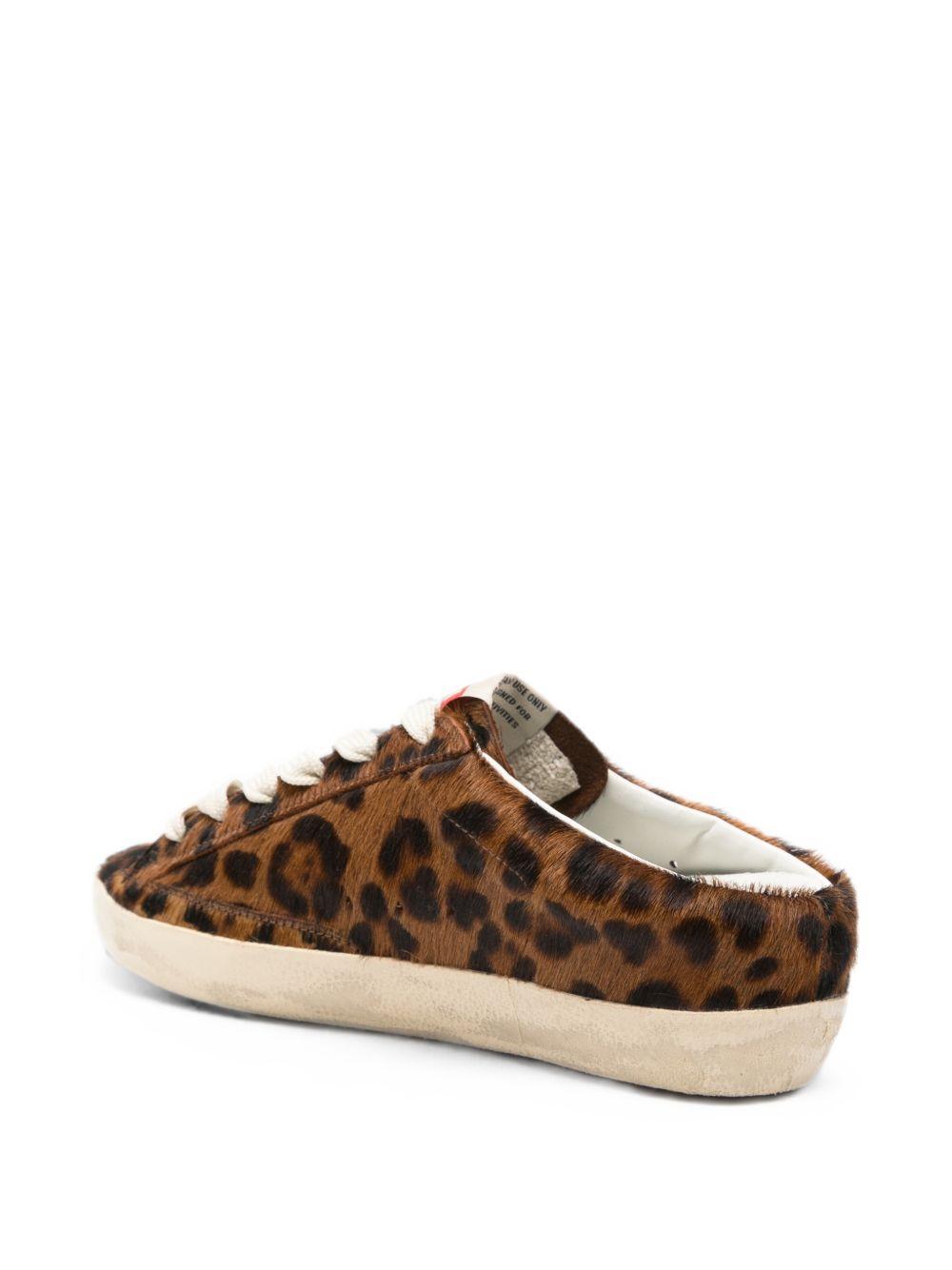 Sneakers-mules con stampa animalier Super-Star 