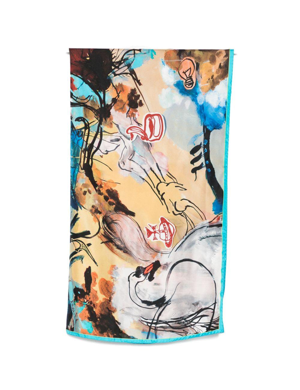 Sciarpa free world multicolor vivienne westwood - donna 