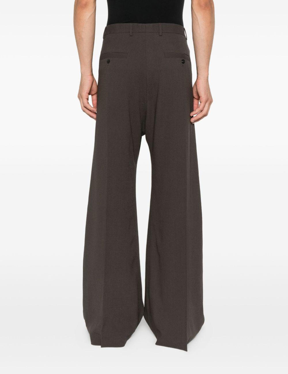 Pantaloni con zip in grigio Rick Owens - uomo 