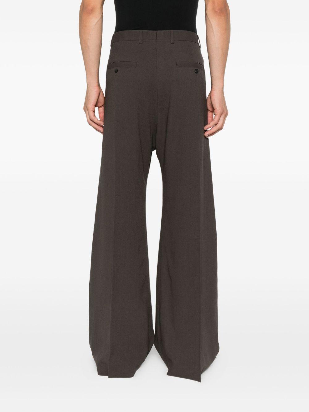 Pantaloni con zip in grigio Rick Owens - uomo 