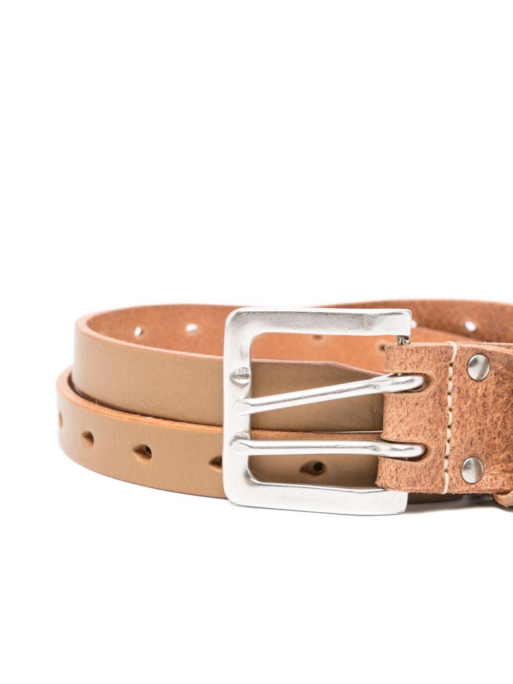 Cintura con fibbia  in beige Our legacy - uomo 